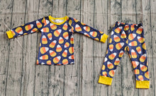 Load image into Gallery viewer, Baby Kids Black Long Sleeves Candy Plaid Top Pant Pajamas Sets
