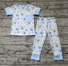 Load image into Gallery viewer, Baby Boys Cup Cake Pockets Tops Pants Pajamas Clothes Sets
