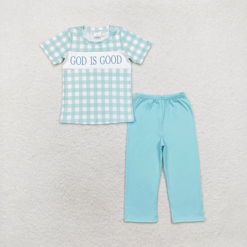 Baby Boys Girls God Is Good Sibling Rompers Clothes Outfits Sets