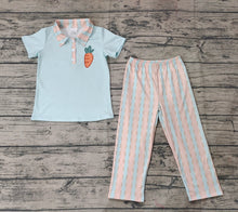 Load image into Gallery viewer, Baby Boys Easter Carrot Pullover Top Pants Clothes Sets

