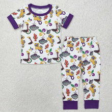 Load image into Gallery viewer, Baby Boys Mardi Gras Bird Shirt Pants Pajamas Clothes Sets
