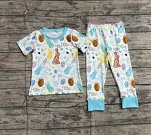 Load image into Gallery viewer, Baby Boys Easter Rabbits Eggs Shirt Pants Pajamas Sets
