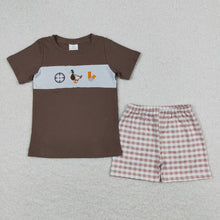 Load image into Gallery viewer, Sibling Girls Boys Duck Hunting Summer Shorts Clothes Sets
