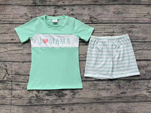 Load image into Gallery viewer, Baby Boys I Love Mama Short Sleeve Tee Shirts Tops Shorts Clothes Sets
