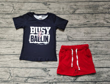 Load image into Gallery viewer, Baby Boys Baseball Shirt Top Cotton Shorts Clothes Sets
