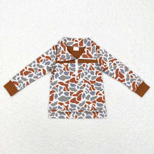 Load image into Gallery viewer, Baby Boys Camouflage Hunting Season Zip Pullovers Tops
