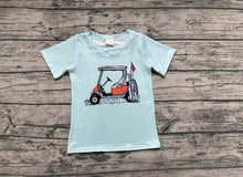 Load image into Gallery viewer, Baby Boys Blue Golf Cart Short Sleeve Tee Shirts Tops
