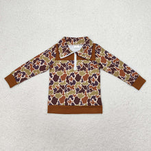 Load image into Gallery viewer, Baby Boys Camouflage Hunting Season Zip Pullovers Tops

