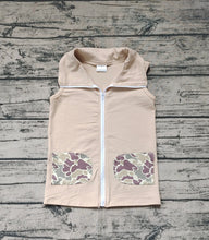 Load image into Gallery viewer, Baby Boys Deer Sleeveless Camo Zip Vest Jackets Tops
