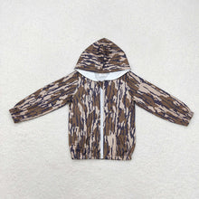 Load image into Gallery viewer, Baby Boys Bottomland Camo Hooded Long Sleeve Zip Jackets Tops
