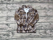 Load image into Gallery viewer, Baby Boys Fall Camo Bottomland Long Sleeve Zip Pullovers Tops
