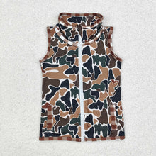 Load image into Gallery viewer, Baby Boys Camo Hunting Zip Tops Vests
