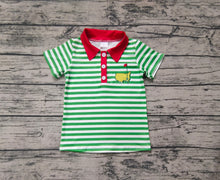 Load image into Gallery viewer, Baby Boys Golf Green Stripes Short Sleeve Tee Shirts Tops
