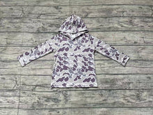 Load image into Gallery viewer, Baby Boys Green Camo Long Sleeve Hooded Tops
