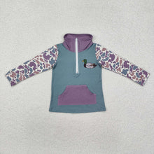 Load image into Gallery viewer, Baby Boys Light Green Camo Zip Duck Hunting Pullovers Tops
