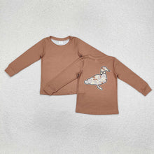 Load image into Gallery viewer, Baby Boys Brown Camo Ducks Long Sleeve Tee Shirts Tops
