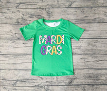 Load image into Gallery viewer, Baby Boys Mardi Gras Green Tee Shirts Tops
