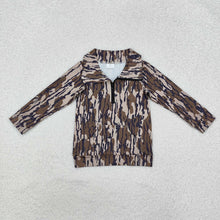 Load image into Gallery viewer, Baby Boys Bottomland Camo Zip Pocket Pullovers Tops
