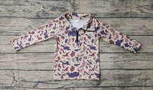 Load image into Gallery viewer, Baby Boys Grey Khaki Camo Zip Pocket Pullovers Tops
