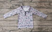 Load image into Gallery viewer, Baby Boys Grey Camo Zip Pocket Pullovers Tops
