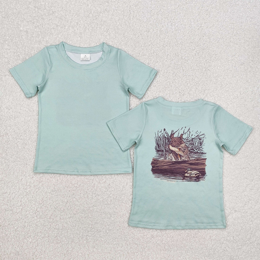 Baby Boys Green Mallard Duck Hunting Tee Shirts Tops