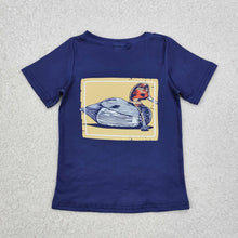 Load image into Gallery viewer, Baby Boys Navy Mallard Duck Hunting Tee Shirts Tops
