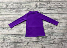 Load image into Gallery viewer, Baby Boys Mardi Gras Purple Zip Tee Shirts Tops
