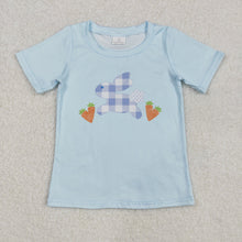Load image into Gallery viewer, Baby Boys Rabbit Easter Carrots Short Sleeve Shirts Tops
