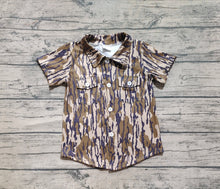 Load image into Gallery viewer, Baby Boys Bottomland Camo Short Sleeves Button Pockets Shirts Tops
