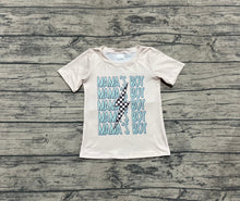 Load image into Gallery viewer, Baby Boys Short Sleeves MAMA&#39;S BOY Lightning Tee Shirts Tops
