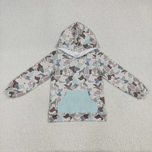 Load image into Gallery viewer, Sibling Baby Boys Ducks Dogs Deer Camo Calls Southern Hunting Hoodies Top Blankets
