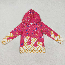 Load image into Gallery viewer, 7 Colors Sibling Baby Kids Long Sleeves Team Sprinkles Drips Hoodies Tops
