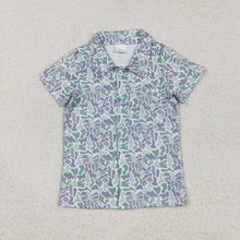 Load image into Gallery viewer, Baby Boys Light Green Camo Western Button Shirts Top
