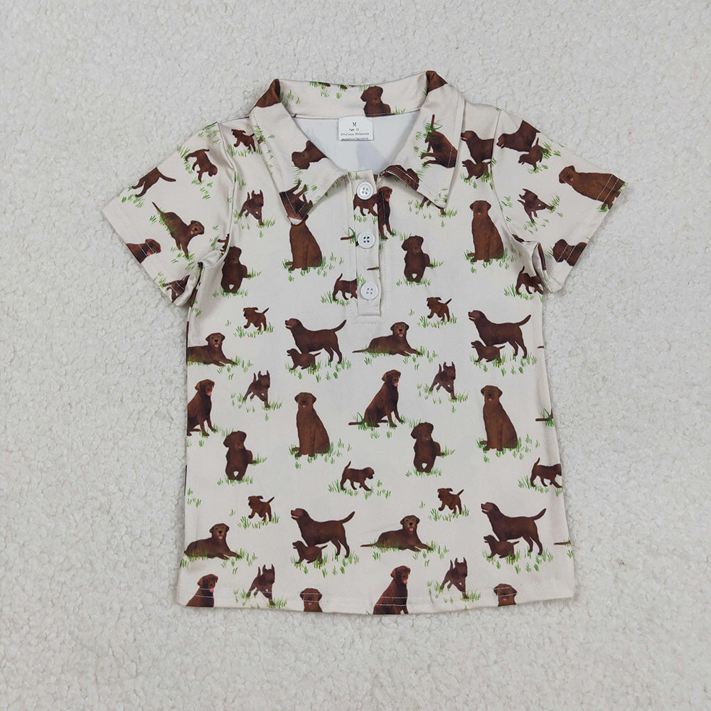 Baby Boys Dogs Southern Hunting Button Pullovers Tops
