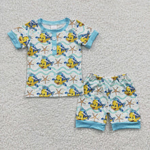 Load image into Gallery viewer, Baby Boys Fish Summer Pajamas Shorts Sets
