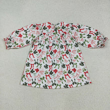 Load image into Gallery viewer, Sibling Baby Girls Smocked Embroidery Merry Christmas Rompers Dresses
