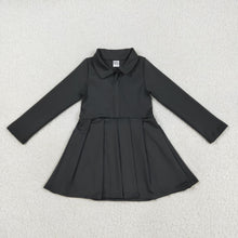 Load image into Gallery viewer, Sibling Baby Girls Long Sleeves Zipper Shots Yoga Activity Knee Length Dresses
