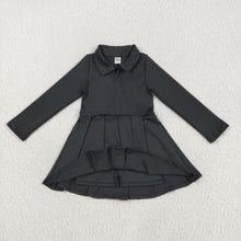 Load image into Gallery viewer, Sibling Baby Girls Long Sleeves Zipper Shots Yoga Activity Knee Length Dresses
