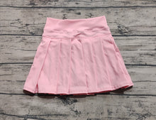 Load image into Gallery viewer, Baby Girls Pink Yoga Pleated Active Wear Skirts
