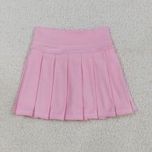 Load image into Gallery viewer, Baby Girls Light Pink Yoga Active Wear Pleated Skirts

