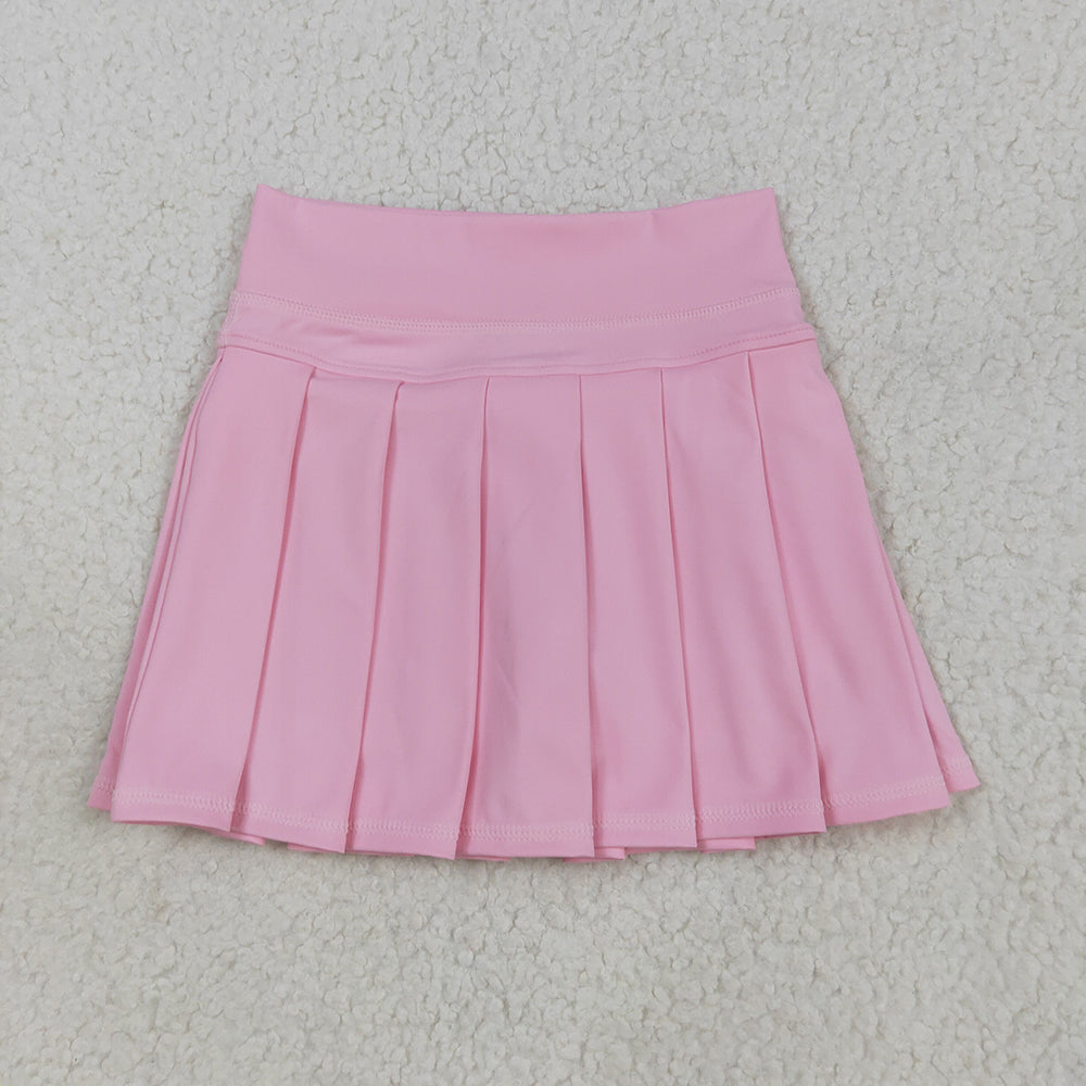 Baby Girls Light Pink Yoga Active Wear Pleated Skirts