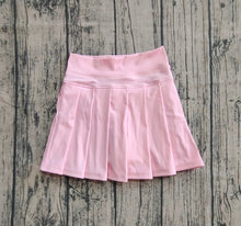 Load image into Gallery viewer, Baby Girls Light Pink Yoga Active Wear Pleated Skirts
