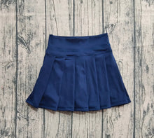 Load image into Gallery viewer, Baby Girls Navy Yoga Pleated Skorts Bottom
