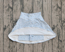 Load image into Gallery viewer, Adult Women Light Grey Camo Print Yoga Active Skirt Shorts Bottom
