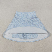 Load image into Gallery viewer, Adult Women Light Grey Camo Print Yoga Active Skirt Shorts Bottom

