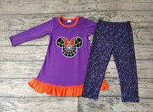 Load image into Gallery viewer, Baby girls spider Halloween legging pant sets 2
