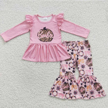 Load image into Gallery viewer, Sibling Baby Girls Fall Shirt Bell Pants Outfits Sets
