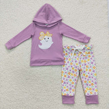 Load image into Gallery viewer, Sibling Baby Girls Hoodie Floral Top Pants Clothes Sets

