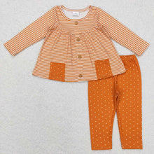 Load image into Gallery viewer, Sibling Baby Girls Fall Floral Pocket Tunic Legging Pants Clothing Sets
