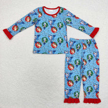 Load image into Gallery viewer, Sibling Boys Baby Girls Christmas Dogs Rompers Pajamas
